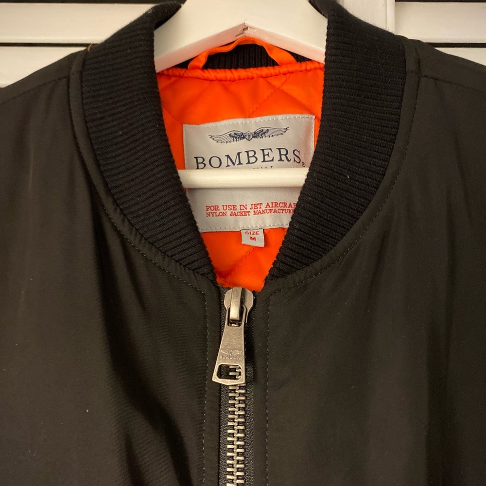 Men's Black Bomber Jacket